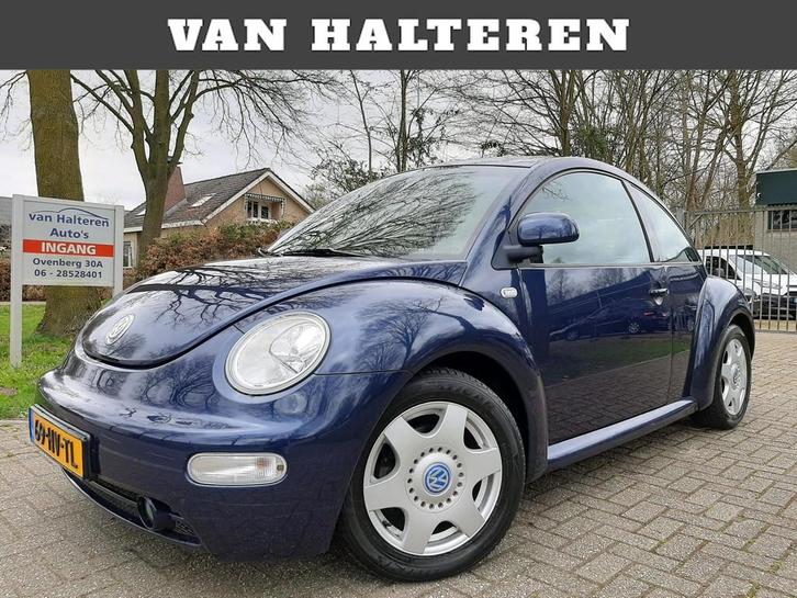 Volkswagen New Beetle 2.0 Highline Airco Uniek 64.652 KM!, Auto's, Volkswagen, Bedrijf, Te koop, Beetle (Kever), ABS, Airbags