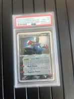 Rocket's Hitmonchan ex - PSA 8 - Holo, Ophalen of Verzenden, Zo goed als nieuw, Losse kaart, Foil