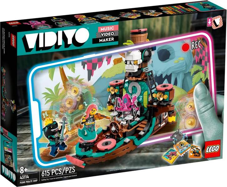 50% Korting op Lego VIDIYO 43114 Punk Pirate Ship, seald, Kinderen en Baby's, Speelgoed | Duplo en Lego, Nieuw, Lego, Complete set
