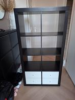 Kallax kast 8 vakken + 4 lades - Prima staat, Ophalen, Overige materialen, 100 tot 150 cm, 100 tot 150 cm