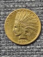 Gouden 10 dollar indian head 1915, Postzegels en Munten, Munten | Amerika, Ophalen of Verzenden