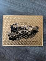 Goudkleurige Locomotief Prints - Set van 4, Ophalen of Verzenden