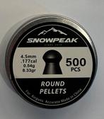 Luchtdruk pellets Snowpeak Round 4.5 mm 8.33 grain, Nieuw, Ophalen of Verzenden