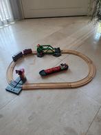 Brio houten treinbaan set haven en ophaalbrug, Kinderen en Baby's, Speelgoed | Houten speelgoed, Ophalen of Verzenden, Gebruikt