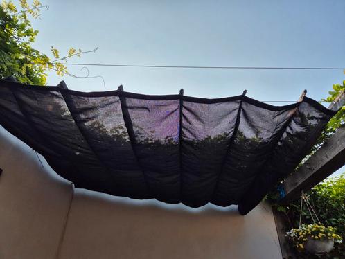 Schaduwdoek 2 stuks incl beschermhoezen (2), Tuin en Terras, Overkappingen, Zo goed als nieuw, Ophalen