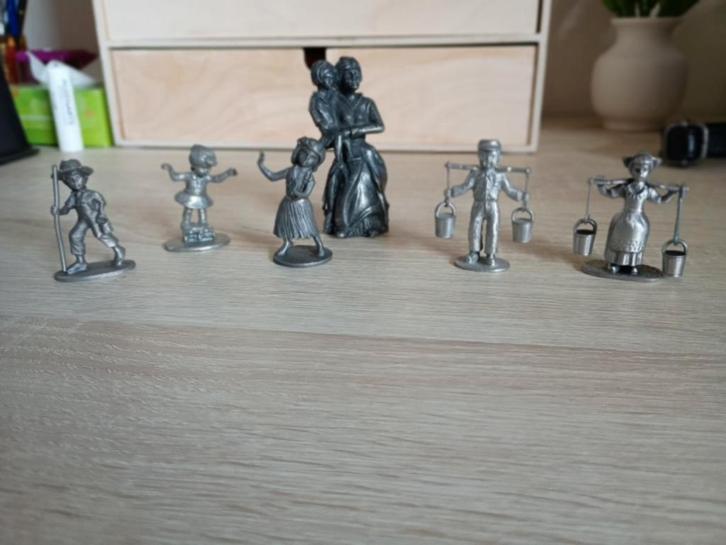 Tinnen beeldjes, Verzamelen, Beelden en Beeldjes, Zo goed als nieuw, Overige typen, Ophalen of Verzenden