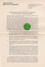 Flyer Indie in nood onafhankelijkheid republiek, Boeken, Ophalen of Verzenden, 20e eeuw of later, Zo goed als nieuw