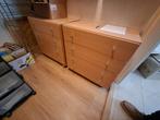 2x verrijdbare gefineerde 4-ladenkasten, Ophalen, Gebruikt, 50 tot 100 cm, 3 of 4 laden