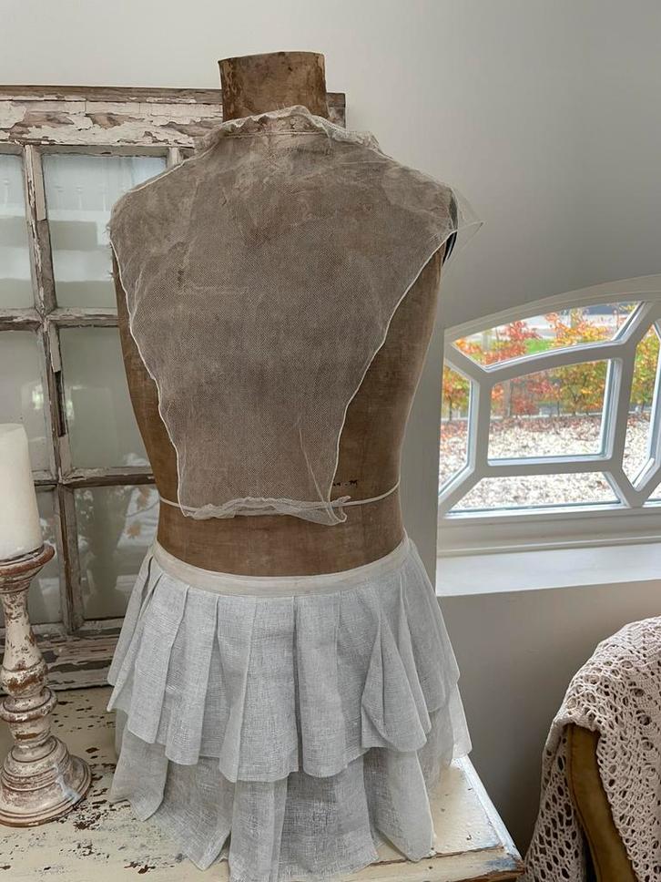 Zeer mooie antieke paspop buste, Verzamelen, Poppen, Gebruikt, Pop, Ophalen of Verzenden