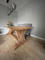 Kloostertafel Oudeiken Landelijk Sober 240Cm Nieuwprijs 1750, Huis en Inrichting, Tafels | Eettafels, 200 cm of meer, 50 tot 100 cm