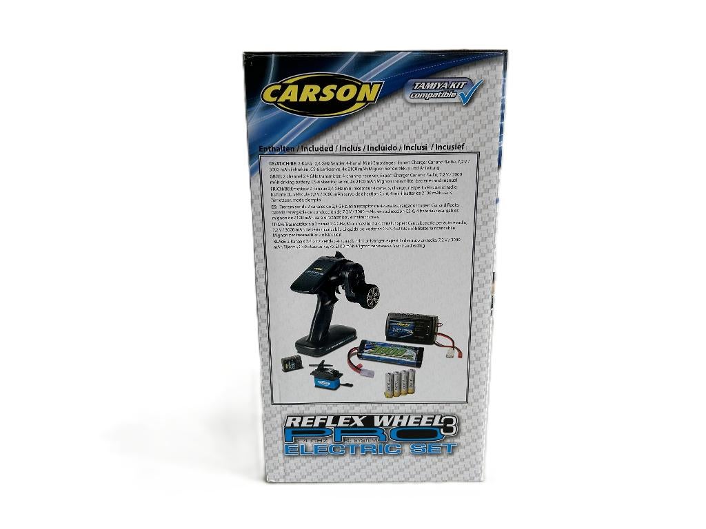 Carson RC-Reflex Pro 3 Elektro Set C500091 nieuw rc, Ophalen of Verzenden, Nieuw, Overige schalen, Onderdeel