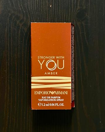 Armani Stronger with You Amber - Eau de Parfum proefje 1,2ml beschikbaar voor biedingen