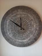 Klok xl, wandklok, mandala, nieuw, beton look, 60 cm dm, Ophalen, Nieuw, Wandklok