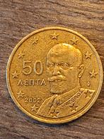 50 eurocent, met "f" 2002 Griekenland, Ophalen of Verzenden, Griekenland, 2 euro