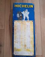 Michelin banden deco emaille bord, Verzamelen, Ophalen of Verzenden