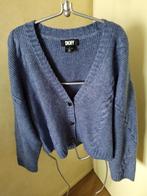 DKNY knitted vest blauw maat XL, Blauw, Nieuw, Ophalen of Verzenden, Maat 46/48 (XL) of groter