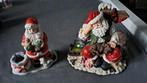 2 klassieke kerstman beeldjes., Ophalen of Verzenden, Zo goed als nieuw