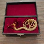 Miniatuur Sousafoon met Koffer, Ophalen of Verzenden, Gebruikt, Koperblazer, Met koffer of draagtas