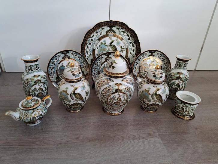 Vintage Saji imari servies, Antiek en Kunst, Antiek | Porselein, Ophalen