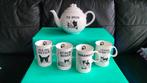 Theepot en mokken set Felix, Ophalen of Verzenden, Zo goed als nieuw