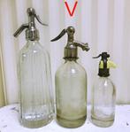 ZELDZAME kleine oude spuitwaterfles syphon spuitwater fles, Ophalen of Verzenden