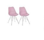 2 livarno eerstoelen lila / roze, Ophalen, Overige kleuren, Nieuw, Eén
