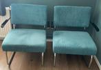 Twee fauteuils, Huis en Inrichting, Fauteuils, Ophalen, Minder dan 75 cm, Zo goed als nieuw, Metaal