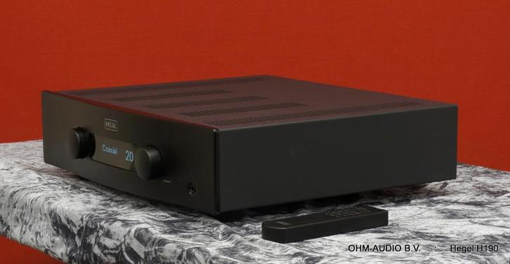 Hegel H190, Geïntegreerde Versterker, 250 Watt, DAC/STREAMER, Audio, Tv en Foto, Versterkers en Receivers, Zo goed als nieuw, Stereo