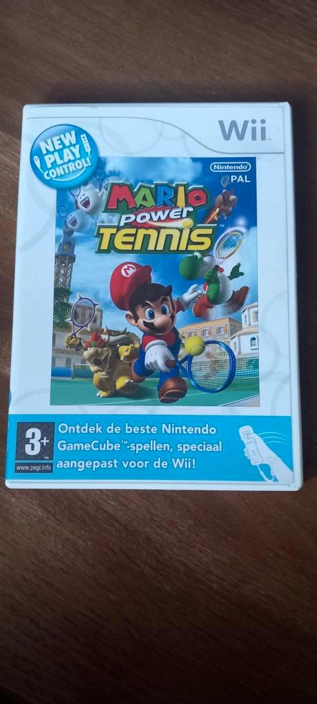 Mario Power Tennis, Wii, Spelcomputers en Games, Games | Nintendo Wii, Zo goed als nieuw, Simulatie, 3 spelers of meer, Vanaf 3 jaar