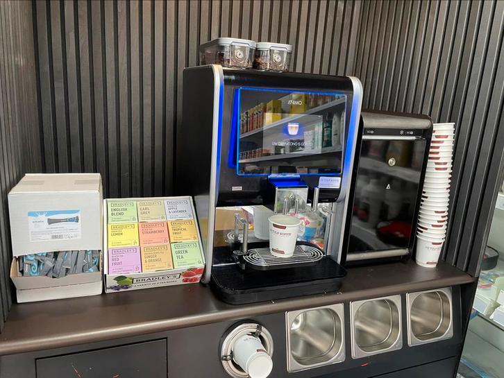 Animo Optime 22 koffiemachine koffiebonen koffieautomaat nie, Witgoed en Apparatuur, Koffiezetapparaten, Zo goed als nieuw, Koffiebonen