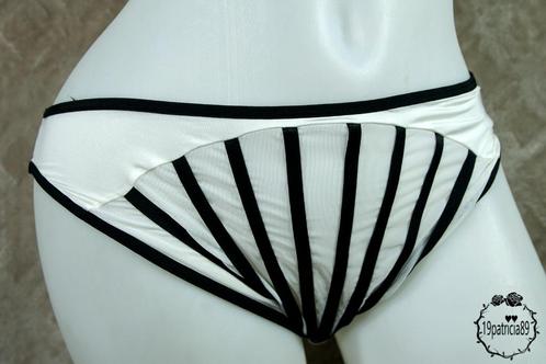 Sapph Ceres Brief Zwart & Wit Maat M, Kleding | Dames, Ondergoed en Lingerie, Slip, Wit, Ophalen of Verzenden