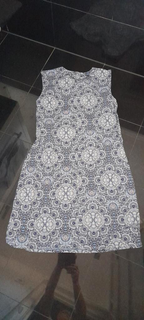 Te koop zgan Ms Mode Dames jurk Maat L, Kleding | Dames, Jurken, Zo goed als nieuw, Maat 42/44 (L), Blauw, Boven de knie, Ophalen of Verzenden