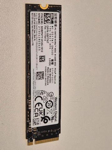 Western Digital WD SN730 512GB Nvme SSD 2280 beschikbaar voor biedingen