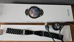 Samsung watch 3 met extra metalen bandje, Zwart, Ophalen of Verzenden, Zo goed als nieuw, Samsung