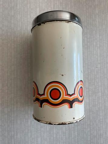 Oud beschuit blik brabantia. beschikbaar voor biedingen