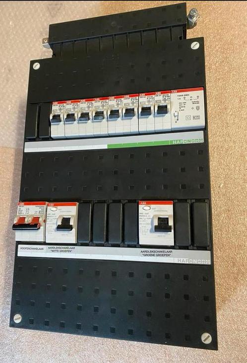 Abb haf 1fase stroomkast meterkast verdeelkast groepenkast, Hobby en Vrije tijd, Elektronica-componenten, Zo goed als nieuw, Ophalen of Verzenden