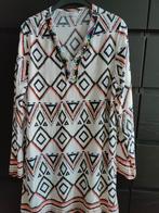 Vlot en hip kort jurkje M-L bohemian Aztec print kraaltjes, Kleding | Dames, Jurken, Ophalen of Verzenden, Zo goed als nieuw, Boven de knie