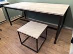 Te koop tafel en bijzettafel afhalen in glimmen (gn), Ophalen of Verzenden, Zo goed als nieuw, 75 cm of meer, 60 cm of meer