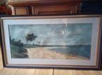 Strand tafereel van C. Meertens, daterend uit jaren 50, Antiek en Kunst, Ophalen