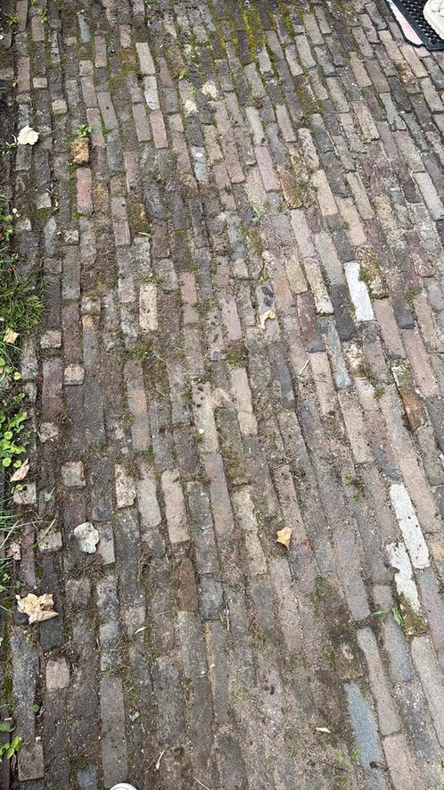 Te Koop in Zutphen; 7,5m2 Oude gebakken waaltjes, Tuin en Terras, Tegels en Klinkers, Zo goed als nieuw, Klinkers, 10 m² of meer