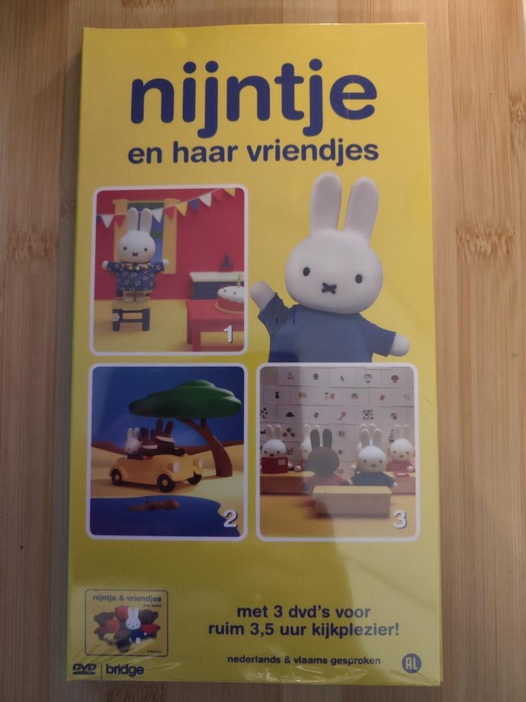Nijntje en haar vriendjes DVD, Ophalen of Verzenden, Nieuw, Speelkaart(en)