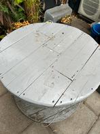 Haspel tafel, Ophalen, Zo goed als nieuw, Rond, Hout