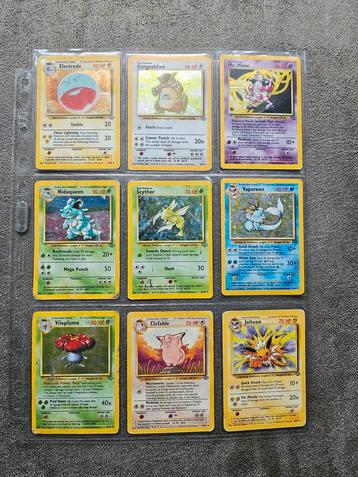 Pokemon kaarten - Jungle set beschikbaar voor biedingen