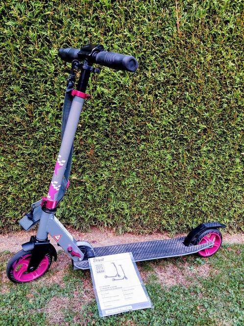 Fijne inklapbare step Crivit alu incl. doos en draagband, Kinderen en Baby's, Speelgoed | Buiten | Voertuigen en Loopfietsen, Gebruikt