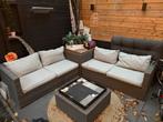 Loungebank set, Ophalen, 4 zitplaatsen, Gebruikt, Loungeset