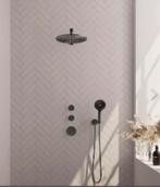 Brauer gunmetal inbouw doucheset compleet met kranen nieuw, Ophalen of Verzenden, Nieuw