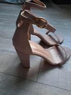 Hoge hakken met bandjes Gogo Kerst glitter oud roze 40, Ophalen of Verzenden, Roze, Gedragen, Gogo