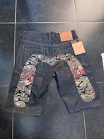 EVISU DRAGON SHORTS, Kleding | Heren, Spijkerbroeken en Jeans, Blauw, W32 (confectie 46) of kleiner, Ophalen of Verzenden, Zo goed als nieuw