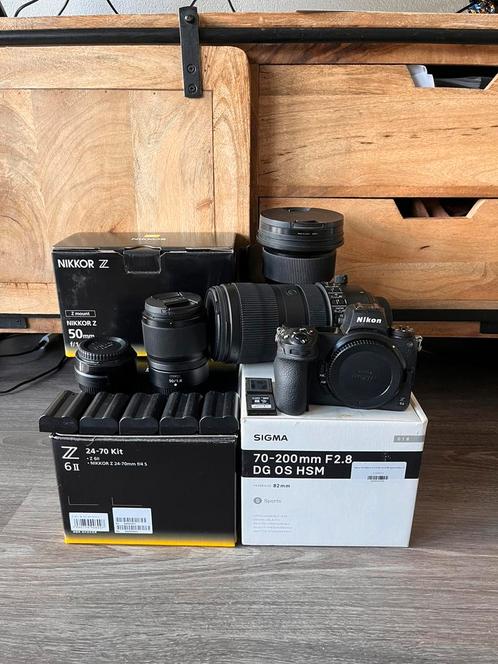 Nikon z6ii met lenzen en toebehoren, Audio, Tv en Foto, Fotografie | Professionele apparatuur, Gebruikt, Ophalen