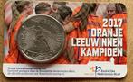 coincard 2017 Oranje Leeuwinnen Kampioen, Ophalen of Verzenden